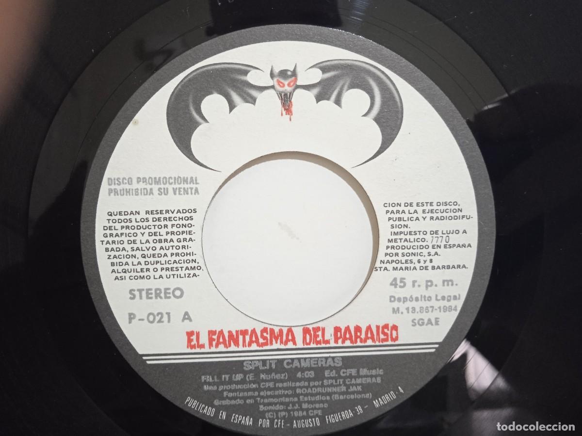 Discos de vinilo: Split Cameras - Fill It Up ! / Like A Dream - Single - PROMO - 1984 - Foto 4