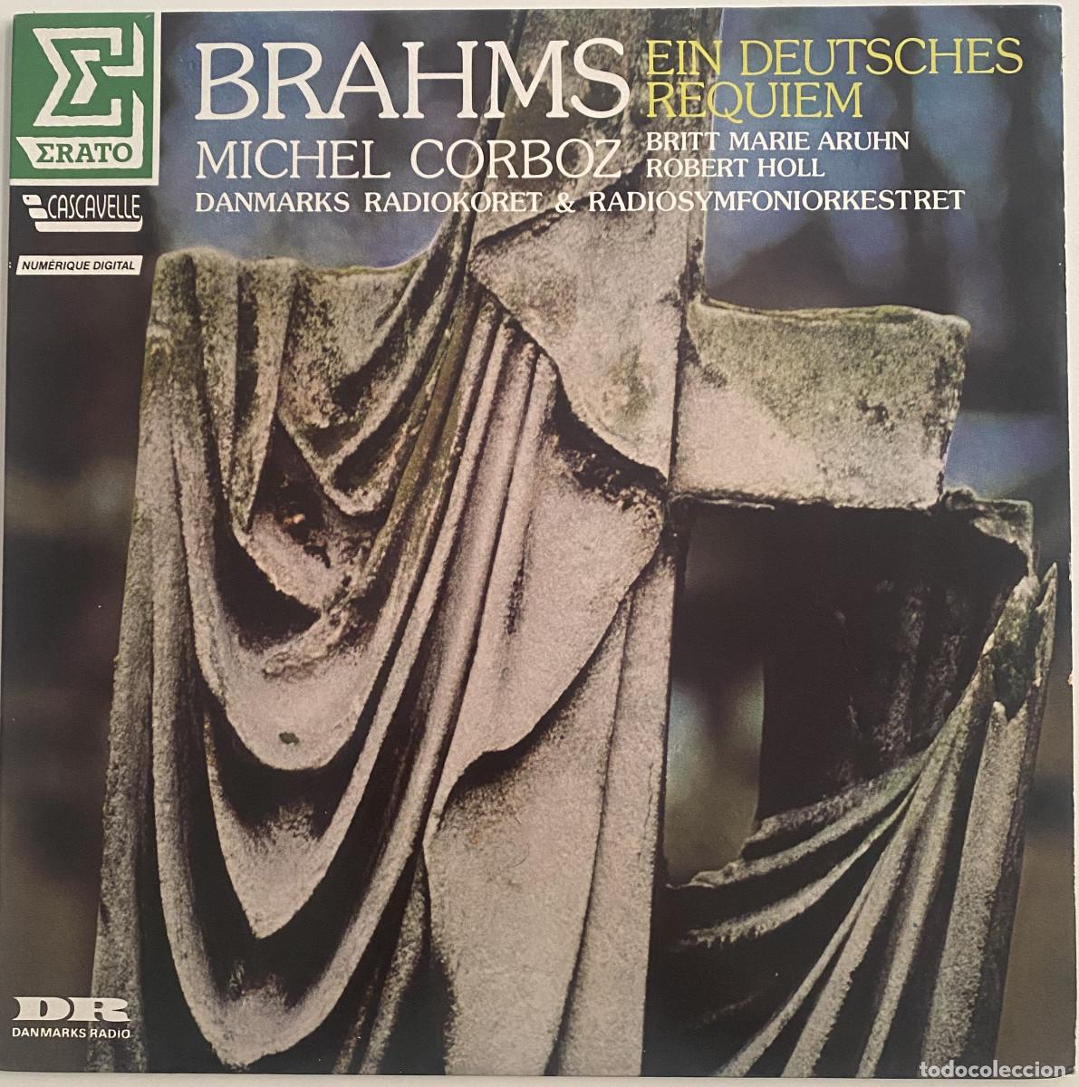 Discos de vinilo: LOTE BRAHMS - 2 DISCOS LP - EIN DEUTSCHES REQUIEM - CONCIERTO PARA PIANO Y ORQUESTA NO.2 -VER FOTOS
