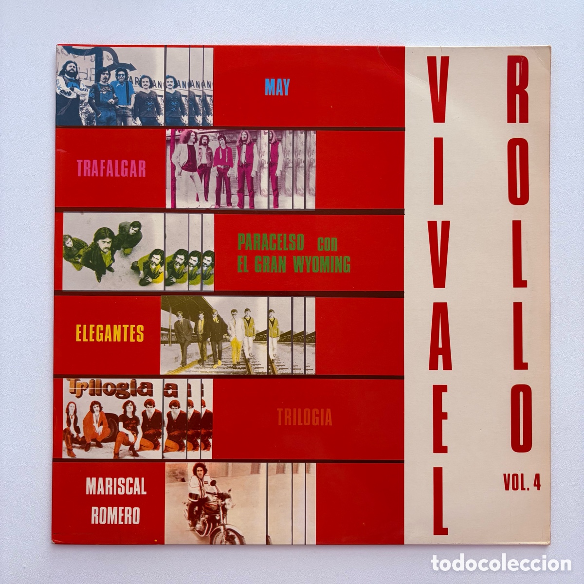 Discos de vinilo: LP promo Viva El Rollo Vol. 4 - Rock Mesetario de 1980