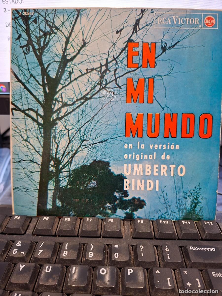 Discos de vinilo: UMBERTO BINDI - EN MI MUNDO ( IL MIO MONDO ) - EP DE VINILO - C-46