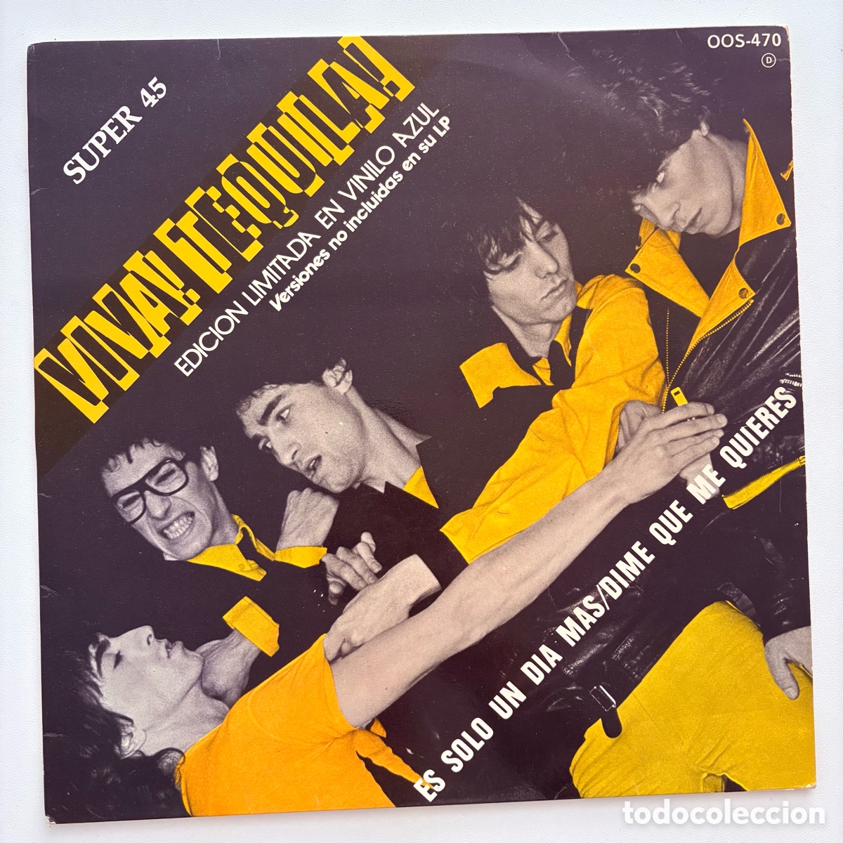 Discos de vinilo: maxi 12'' Tequila &ndash; Viva Tequila! edicion limitada vinilo azul de 1980