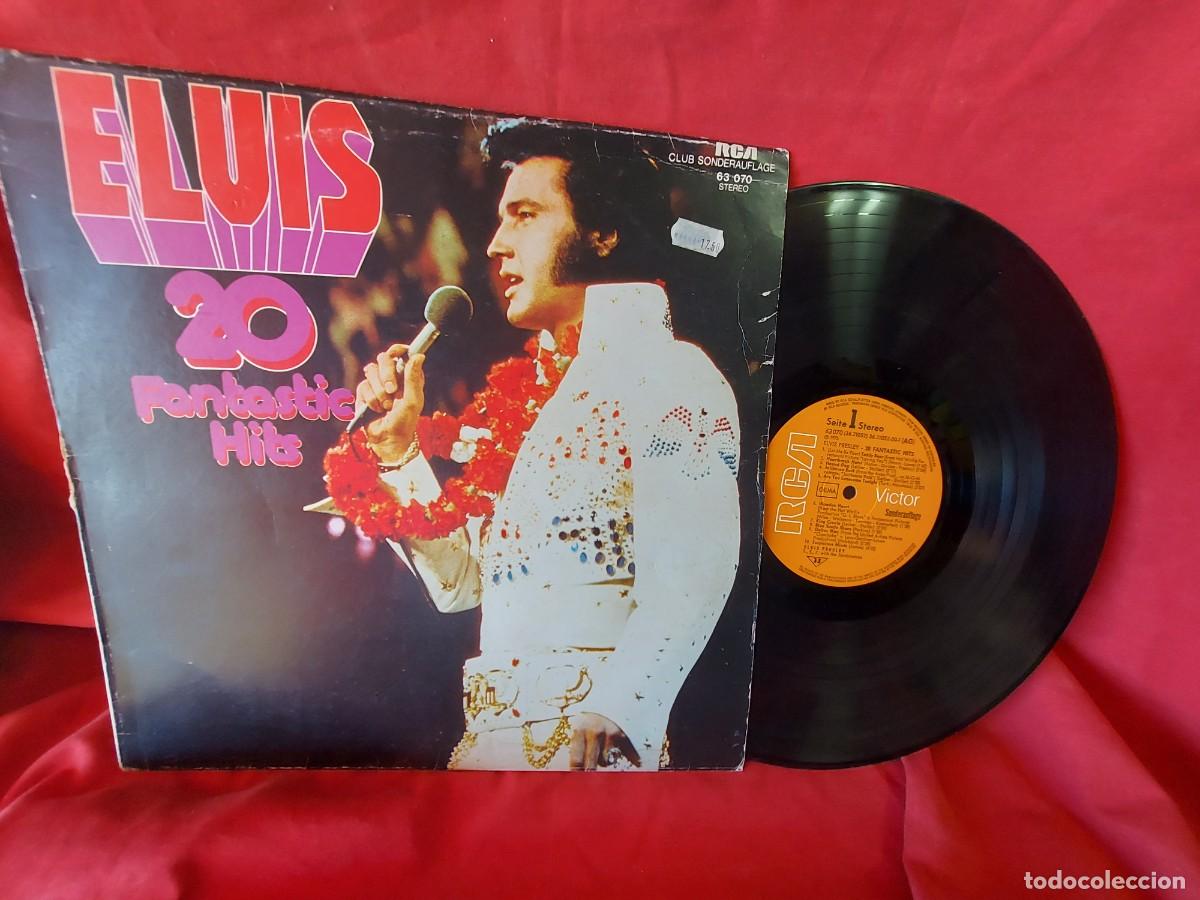 Discos de vinilo: LP , ELVIS PRESLEY 20 FANTASTIC HITS 1975 ,( PEDIDOS MINIMOS 10 &euro; ) , CAJA N.&ordm; 2 - LP