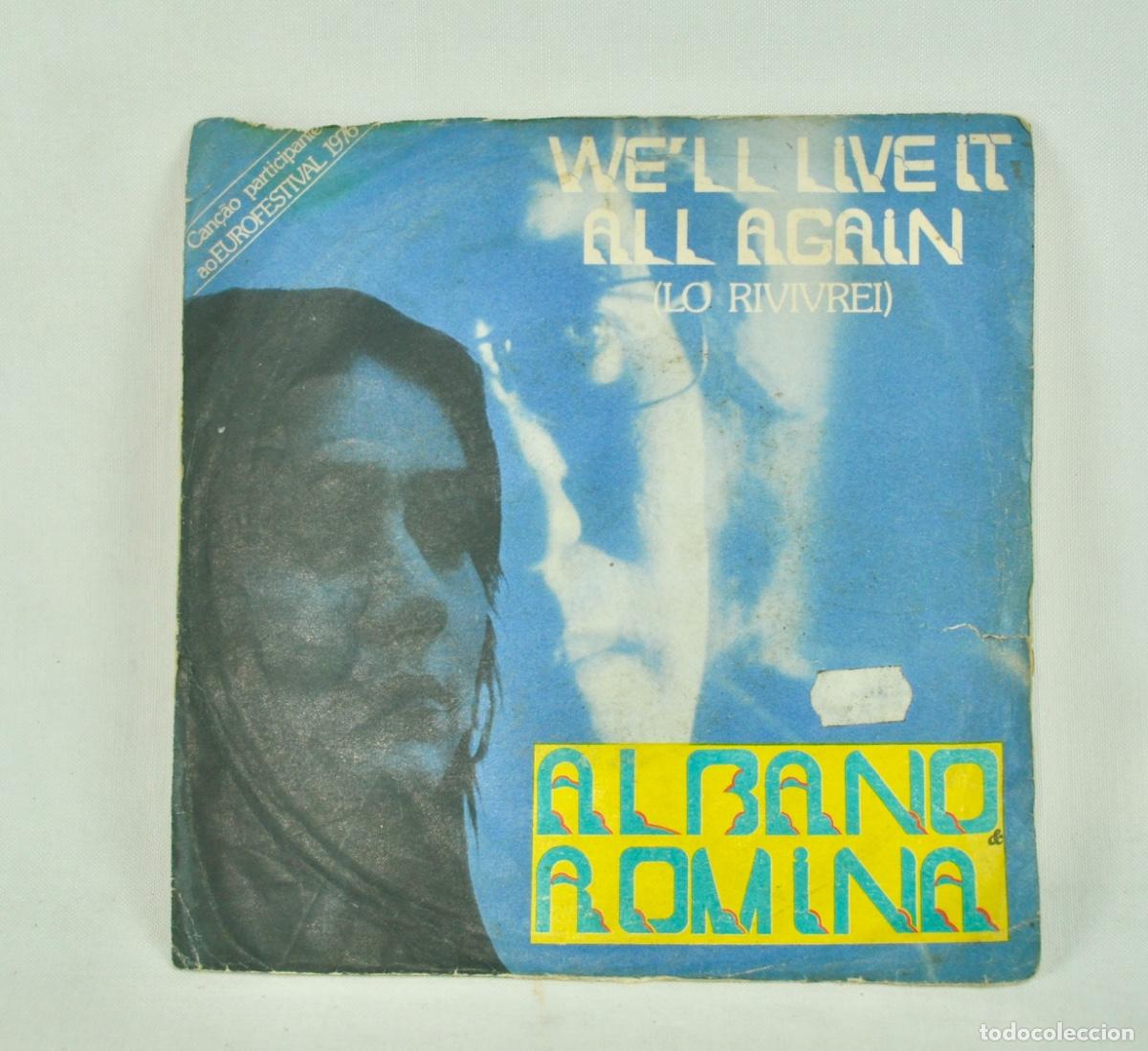 Discos de vinilo: Albano y Romina - We&acute;ll live it all again