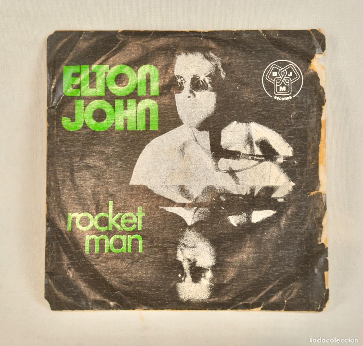 Discos de vinilo: Elton John - Rocket man - Foto 1