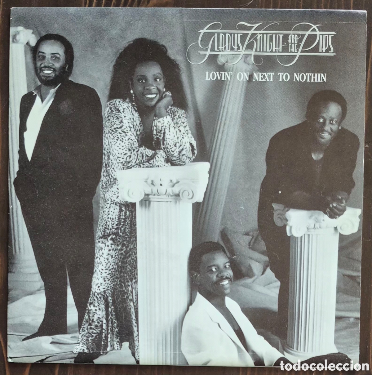 Discos de vinilo: SINGLE - GLADYS NIGHT AND THE PIPS - LOVIN' ON NEXT TO NOTHIN' - 1988 ESPA&Ntilde;A (PROMO)