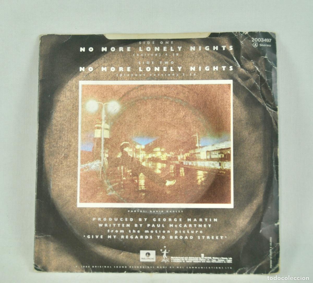 Discos de vinilo: Paul McCartney - No more lonely nights - Foto 2