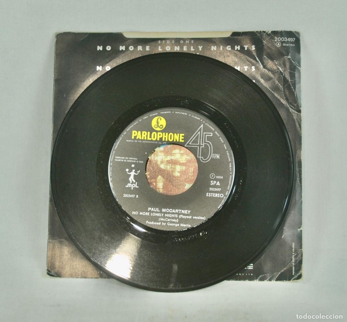 Discos de vinilo: Paul McCartney - No more lonely nights - Foto 3
