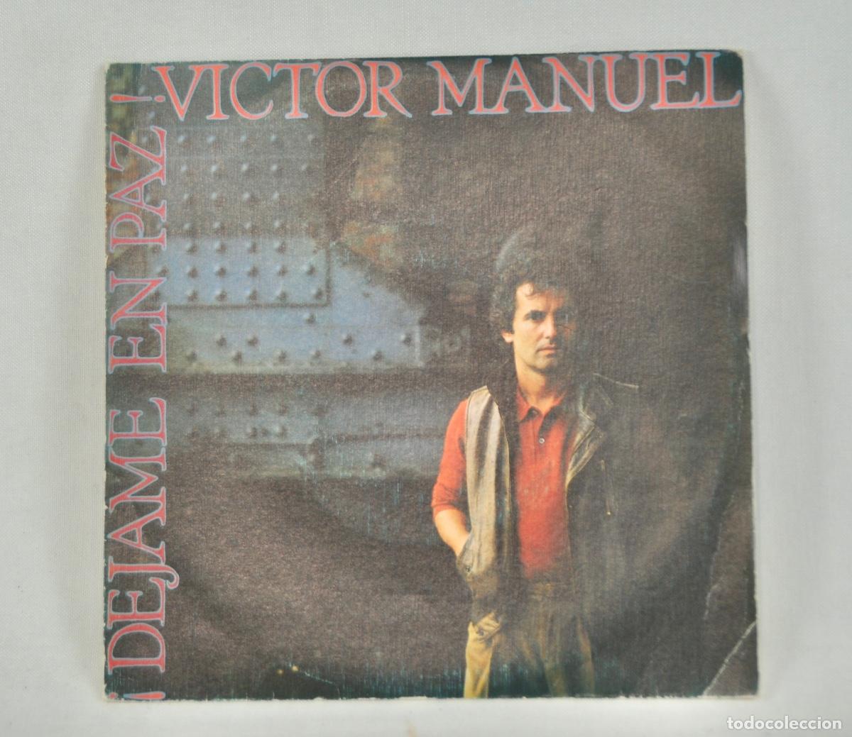 Discos de vinilo: Victor Manuel - D&eacute;jame en paz - Foto 1