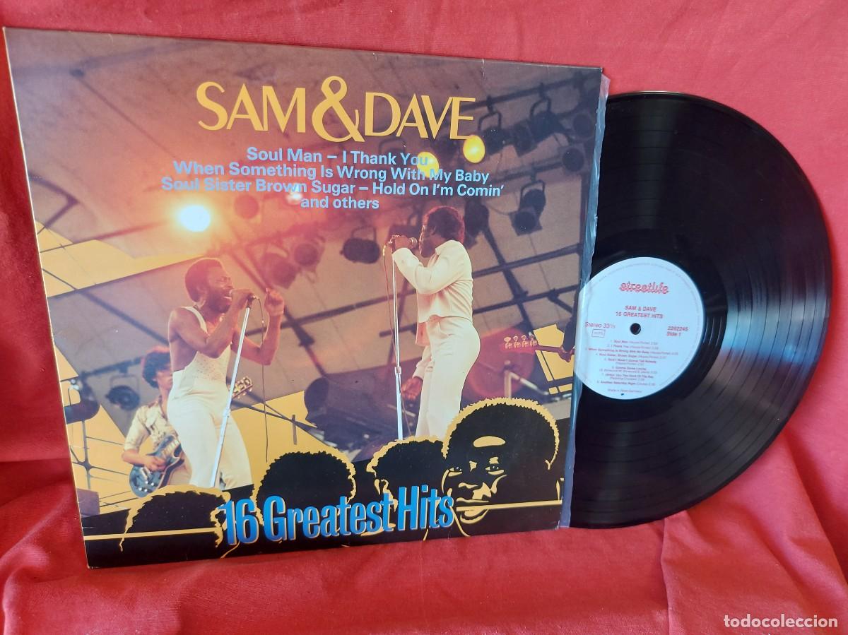 Discos de vinilo: LP , SAM AND DAVE - 16 GREATEST HITS ,( PEDIDOS MINIMOS 10 &euro; ) , CAJA N.&ordm; 2 - LP
