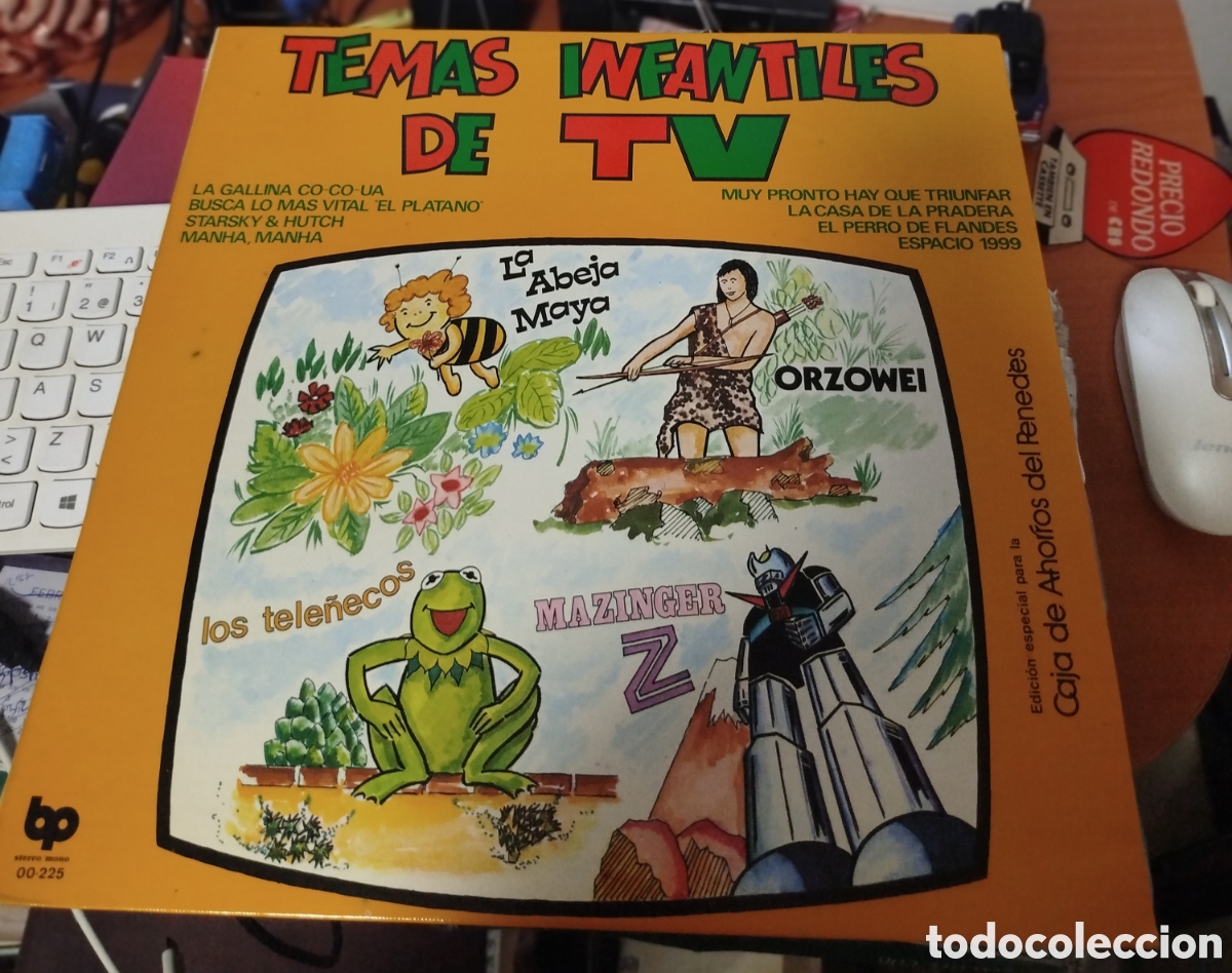 Discos de vinilo: Temas infantiles de tv. La abeja maya /tele&ntilde;ecos/ orzowei..