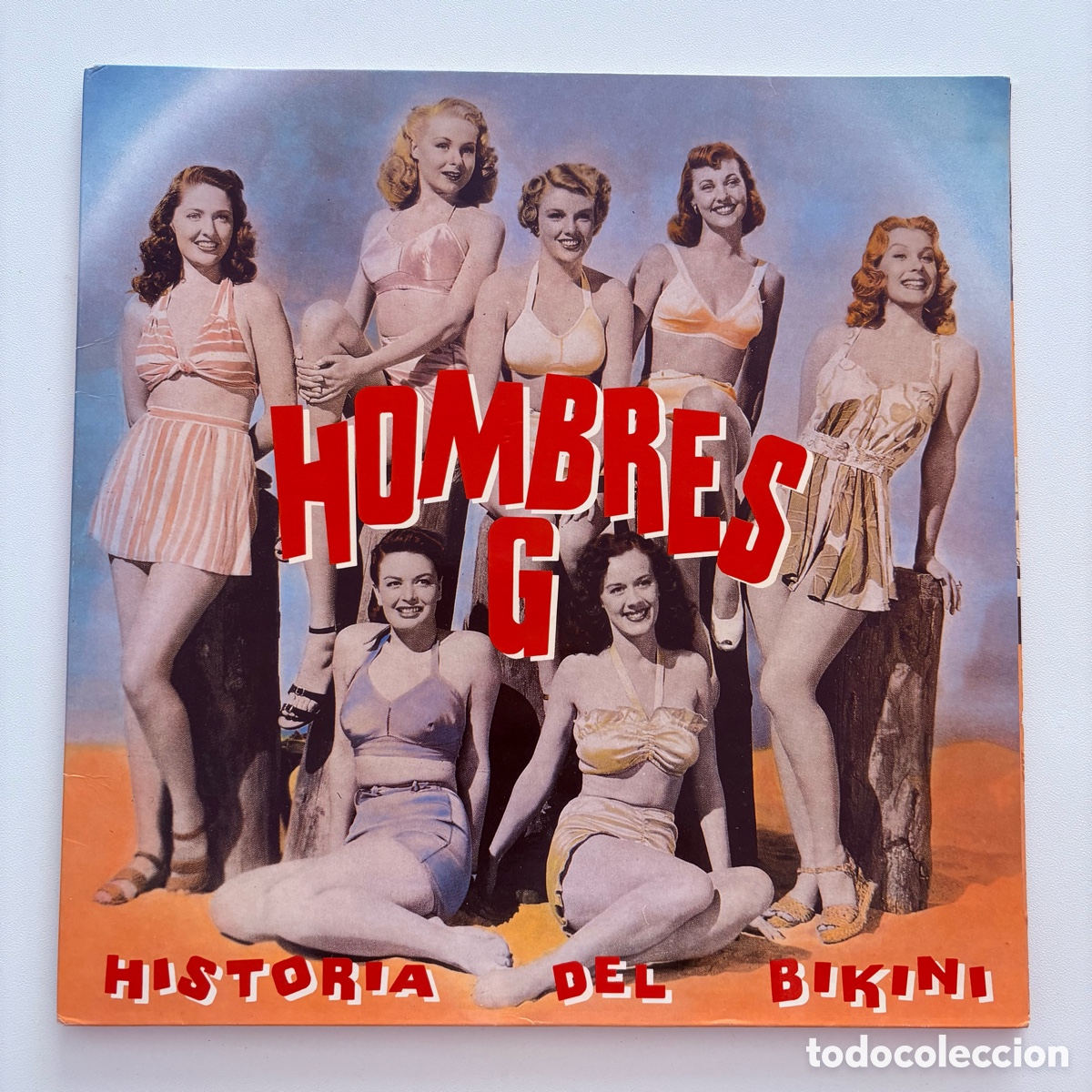 Discos de vinilo: lp Hombres G &ndash; Historia Del Bikini edicion espa&ntilde;ola de 1992