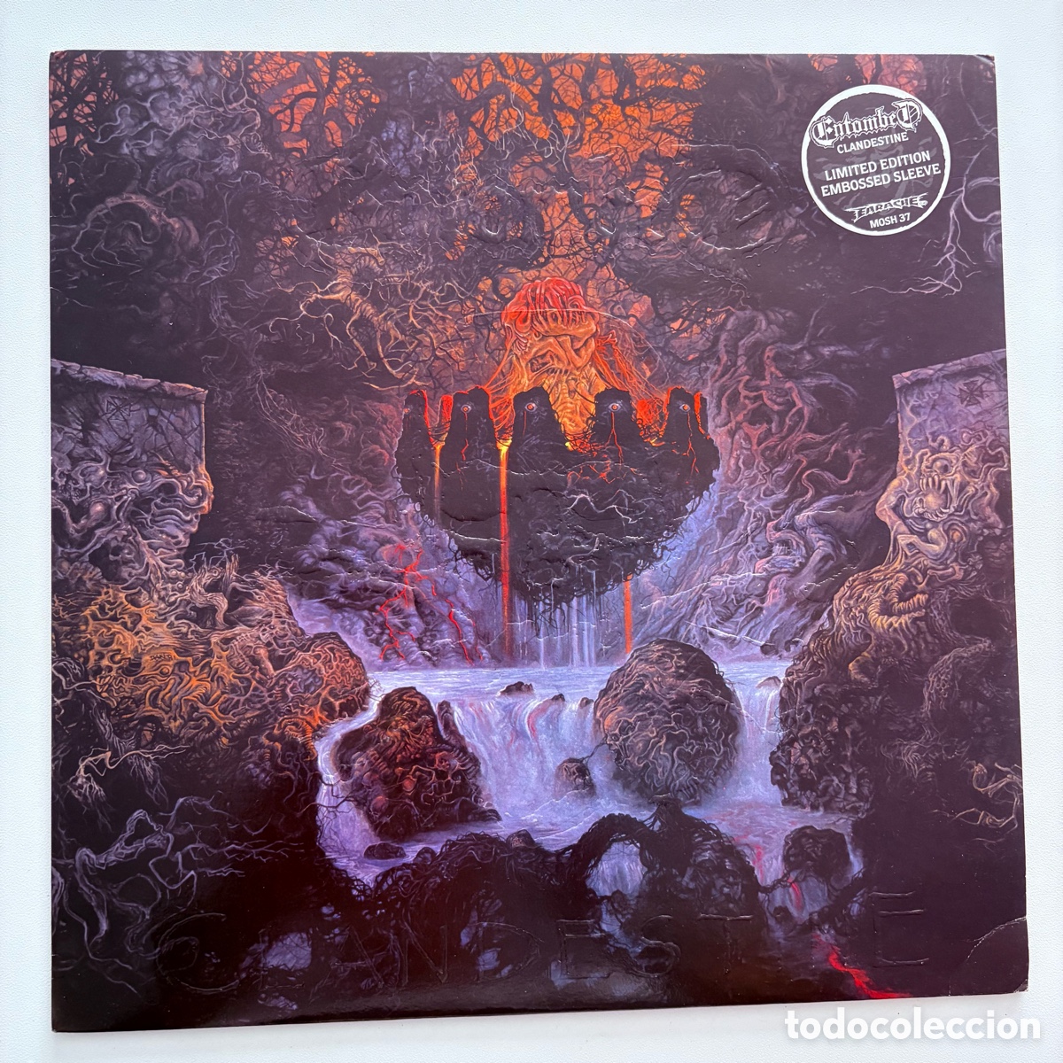 Discos de vinilo: lp Entombed &ndash; Clandestine edicion uk de 1991 - Foto 1