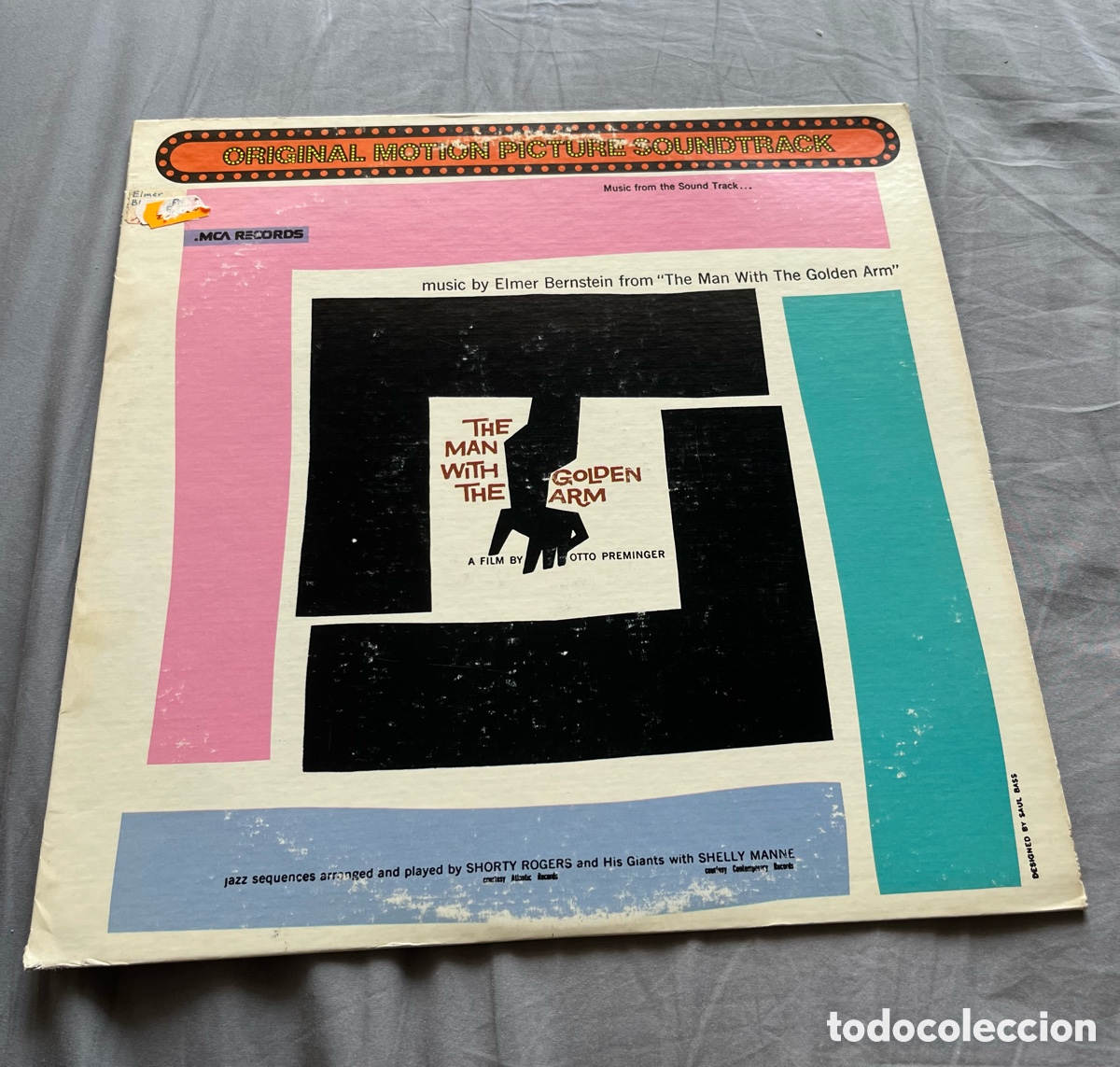 Discos de vinilo: The Man with the Golden Arm. Elmer Bernstein