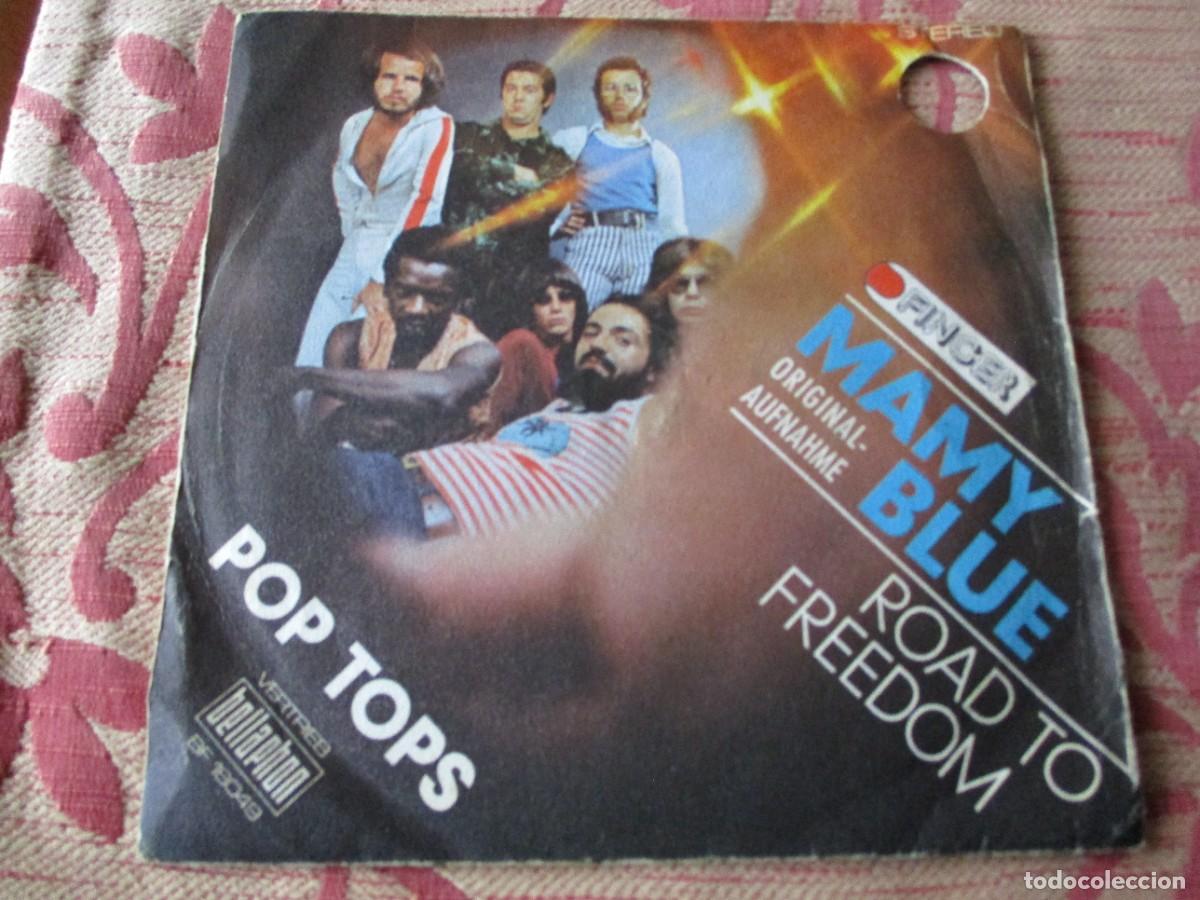 Discos de vinilo: POP TOPS - MAMY BLUE SINGLE