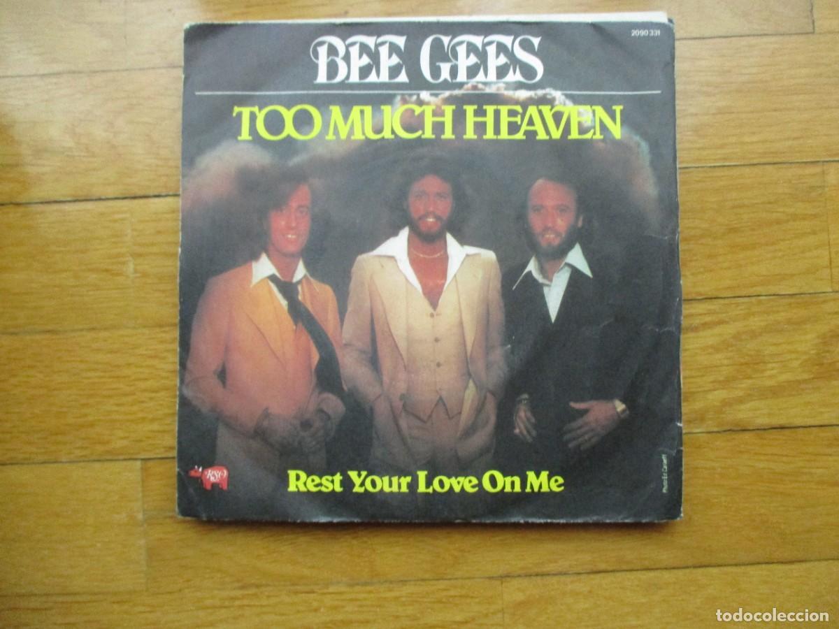 Discos de vinilo: BEE GEES - TOO MUCH HEAVEN - Foto 1