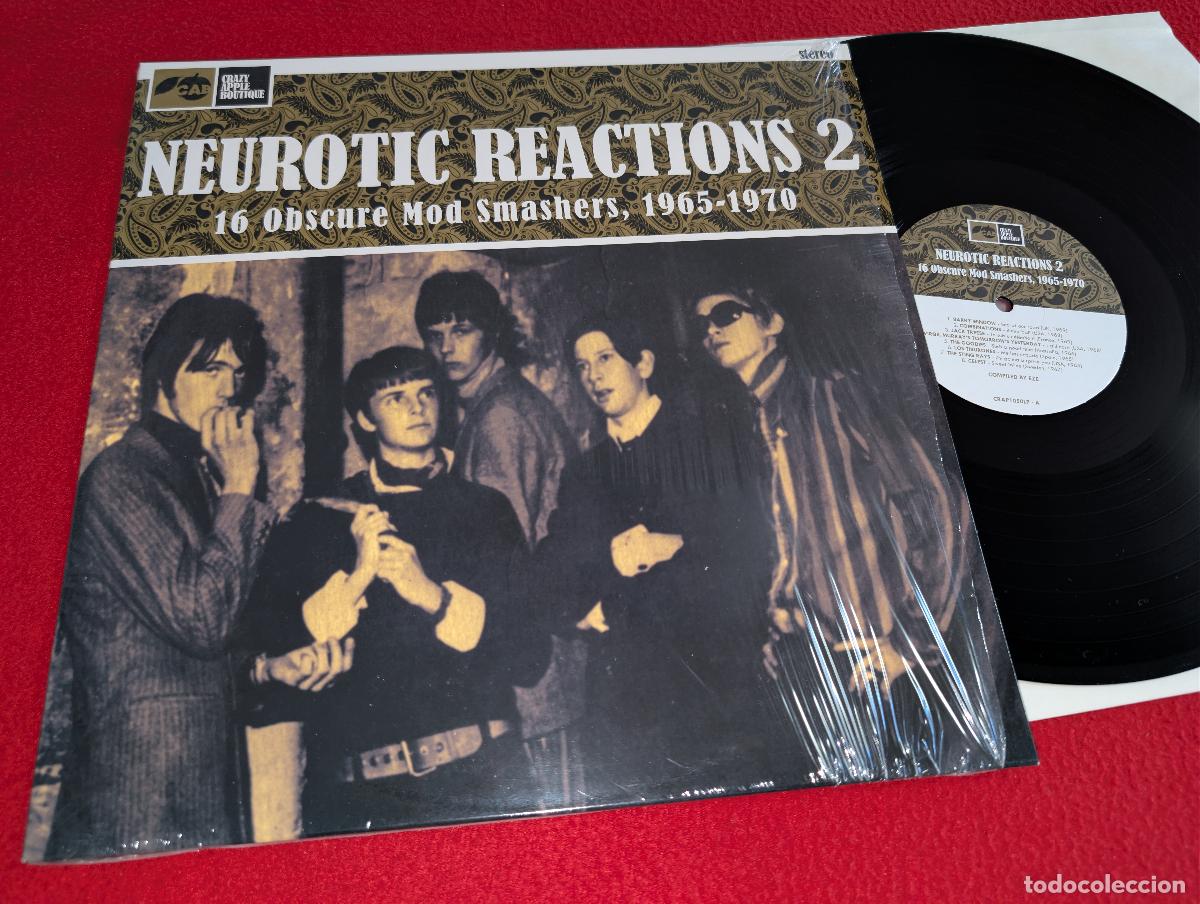 Discos de vinilo: NEUROTIC REACTIONS 2 16 obscure mod smashers 1965-1970 LP 2011 SPAIN Tiburones+Norma+Goodies+Celest+