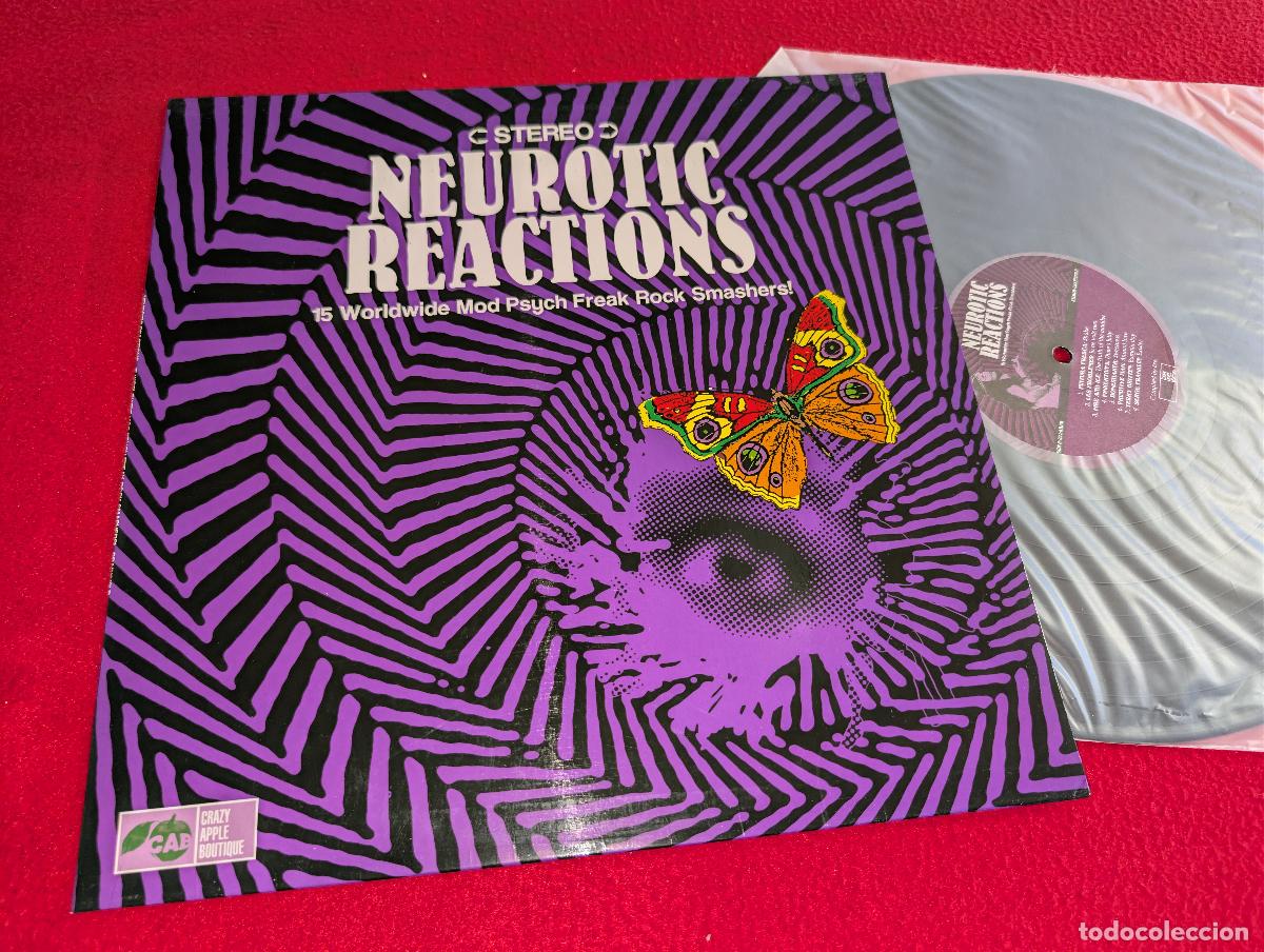 Discos de vinilo: NEUROTIC REACTIONS 15 Worldwide mod psych freak rock smashers! LP 2007 SPAIN Roberts+Problemes+Bisso