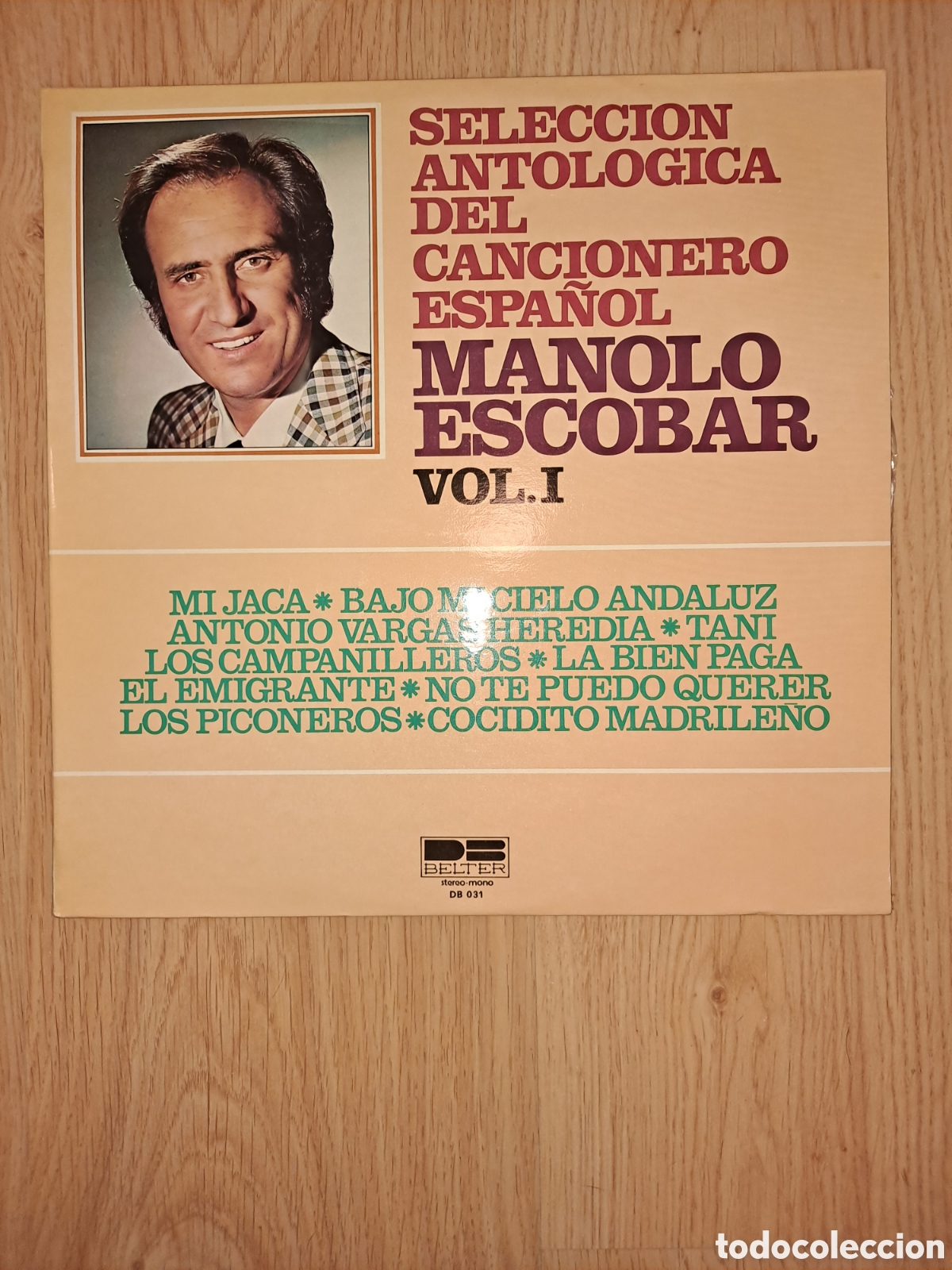 Discos de vinilo: Vinilo LP Manolo Escobar - Seleccion Antologica