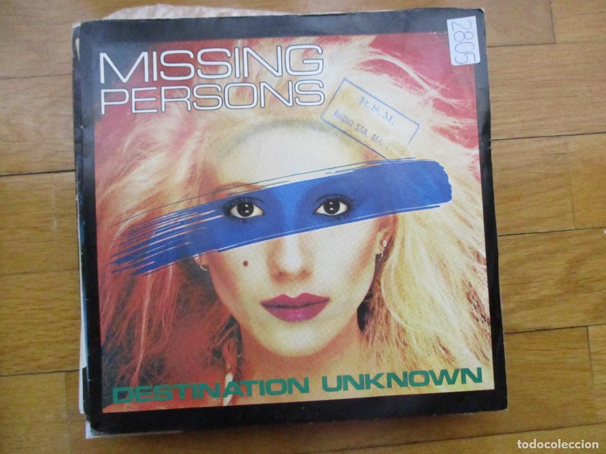 Discos de vinilo: MISSING PERSONS - DESTINATION UNKNOW
