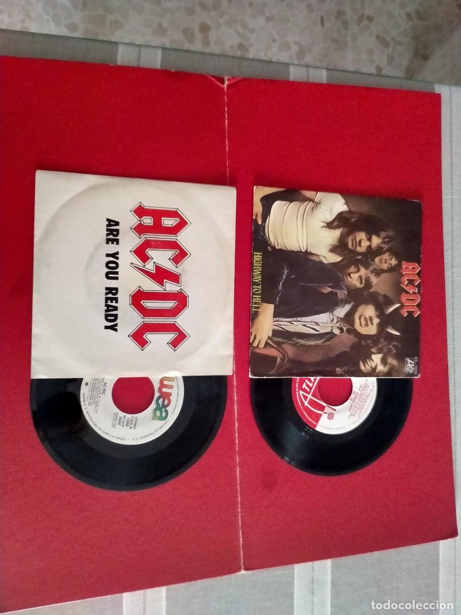 Discos de vinilo: vinilos single de acdc 2 vinilos
