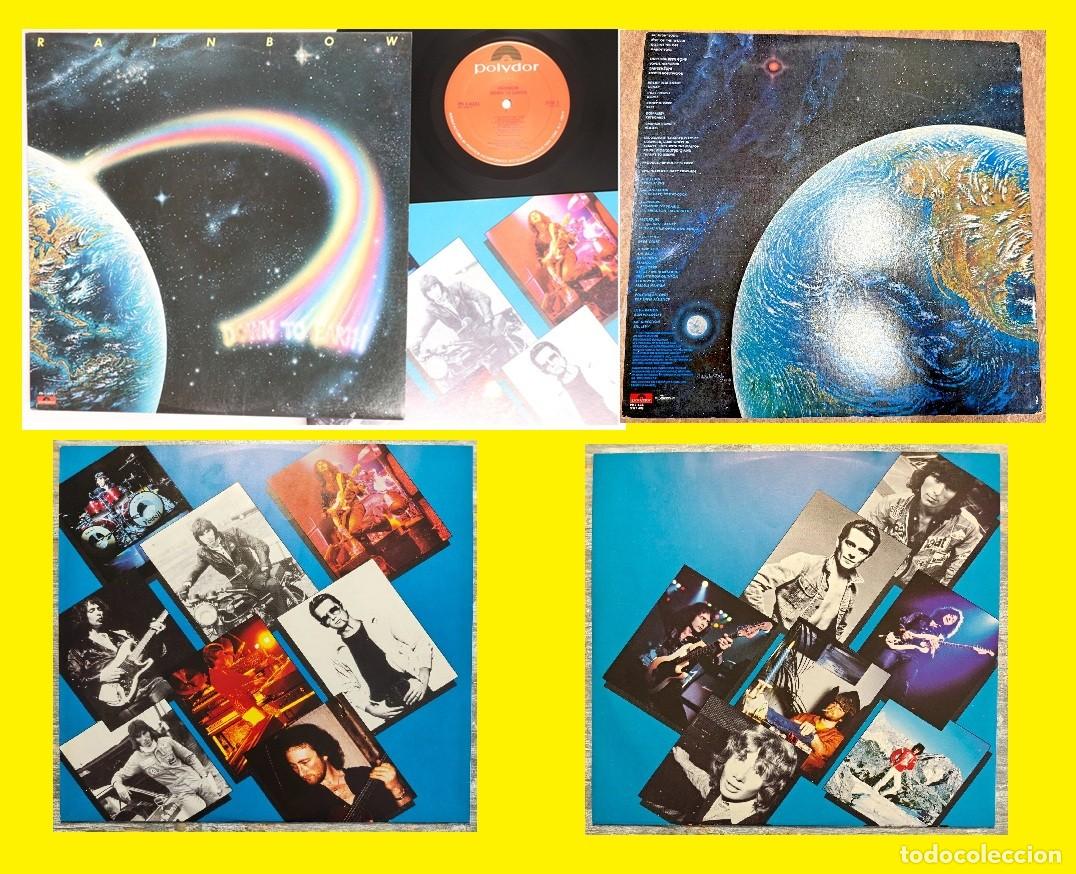 Discos de vinilo: RAINBOW / down to earth 1979 COMPLETA 1&ordf; EDIC USA + ENCARTE !! R BLACKMORE G Bonnet !! IMPECABLE