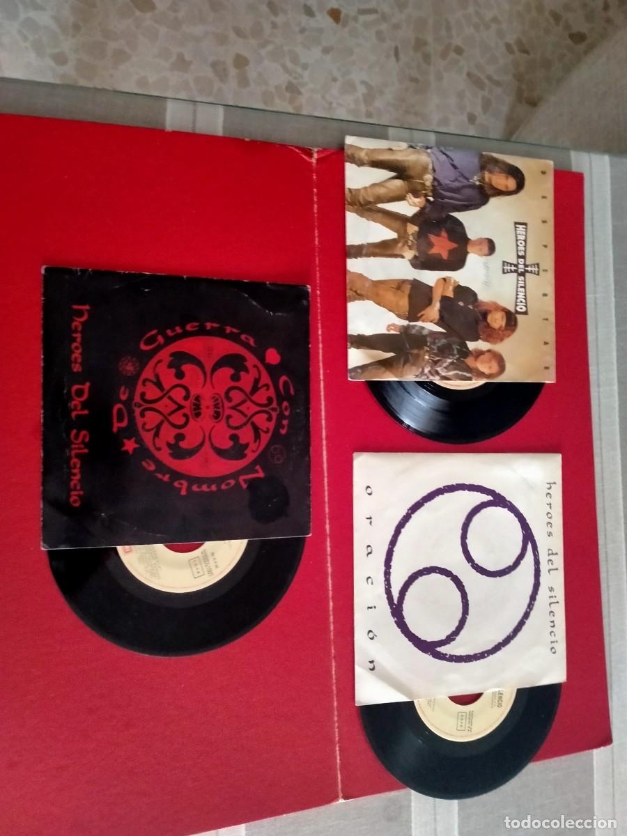 Discos de vinilo: vinilos single de heroes del silencio - Foto 1