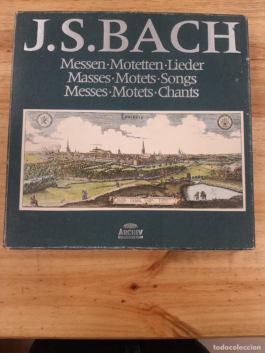 Discos de vinilo: Johann Sebastian Bach - Messen, Motetten, Lieder - Archiv Produktion