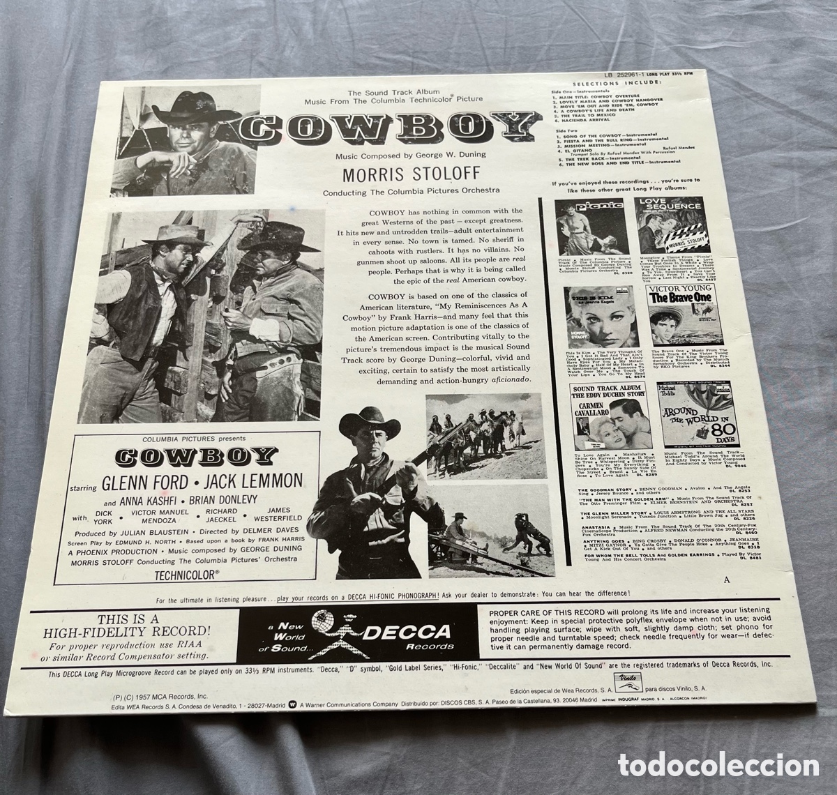 Dischi in vinile: Cowboy. George Dunning