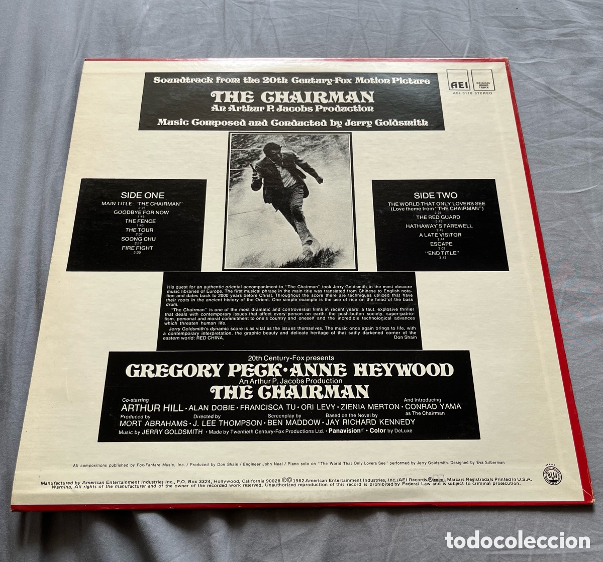 Discos de vinilo: The Chairman. Jerry Goldsmith - Foto 2