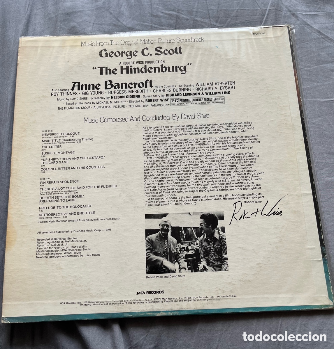 Discos de vinilo: The Hindenburg. David Shire - Foto 2