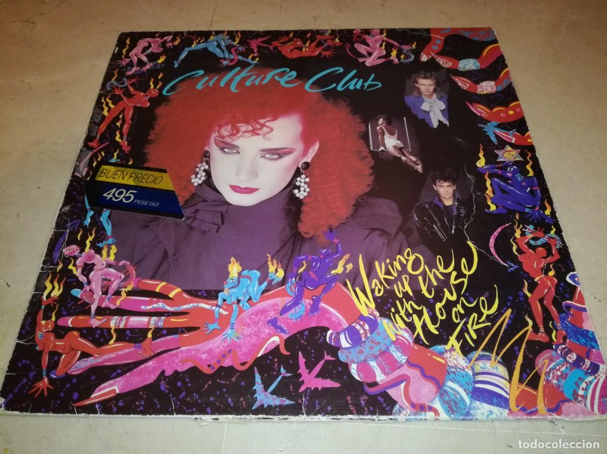 Discos de vinilo: CULTURE CLUB - WAKING UP WITH THE HOUSE ON FIRE-CONTIENE ENCARTE-ORIGINAL ESPA&Ntilde;OL 1984