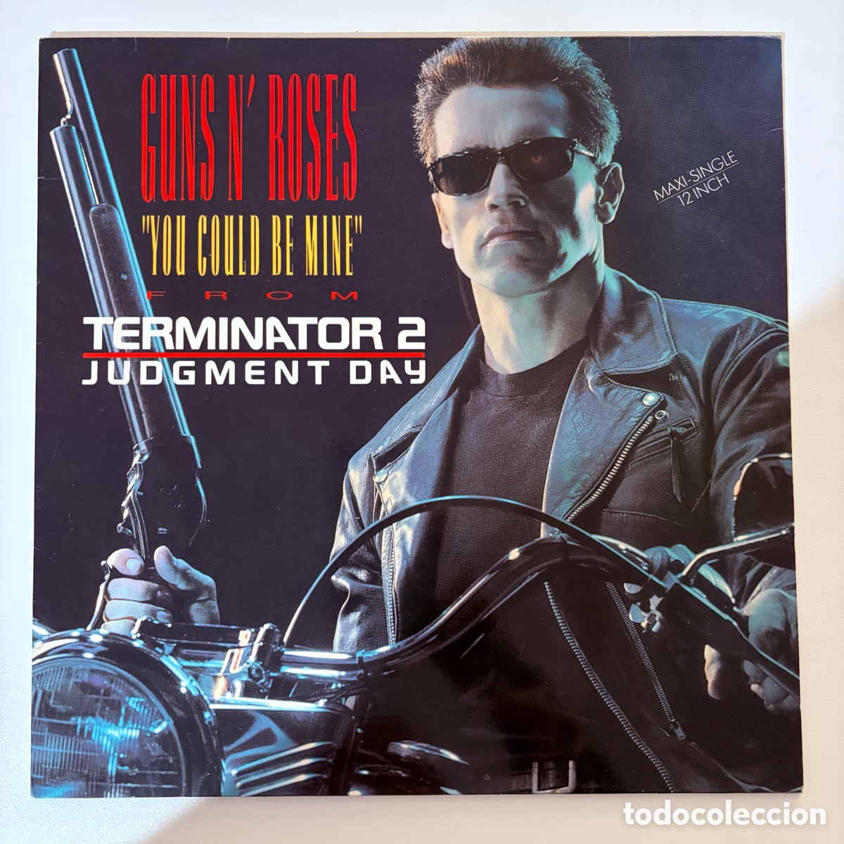 Discos de vinilo: MAXI 12'' Guns N' Roses &ndash; You Could Be Mine terminator 2 judgment day EDICION ESPA&Ntilde;OLA DE 1991
