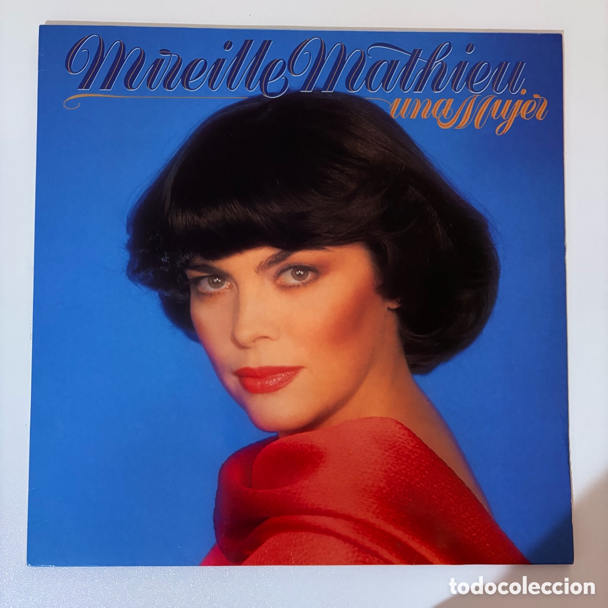 Discos de vinilo: lp Mireille Mathieu &ndash; Una Mujer edicion espa&ntilde;ola de 1991