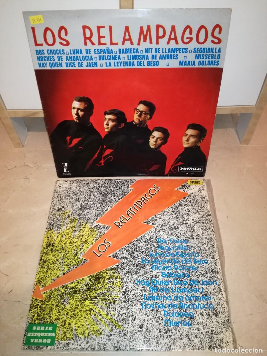 Discos de vinilo: LOTE DE 2 LPs ORIGINALES DE LOS RELAMPAGOS - Foto 1