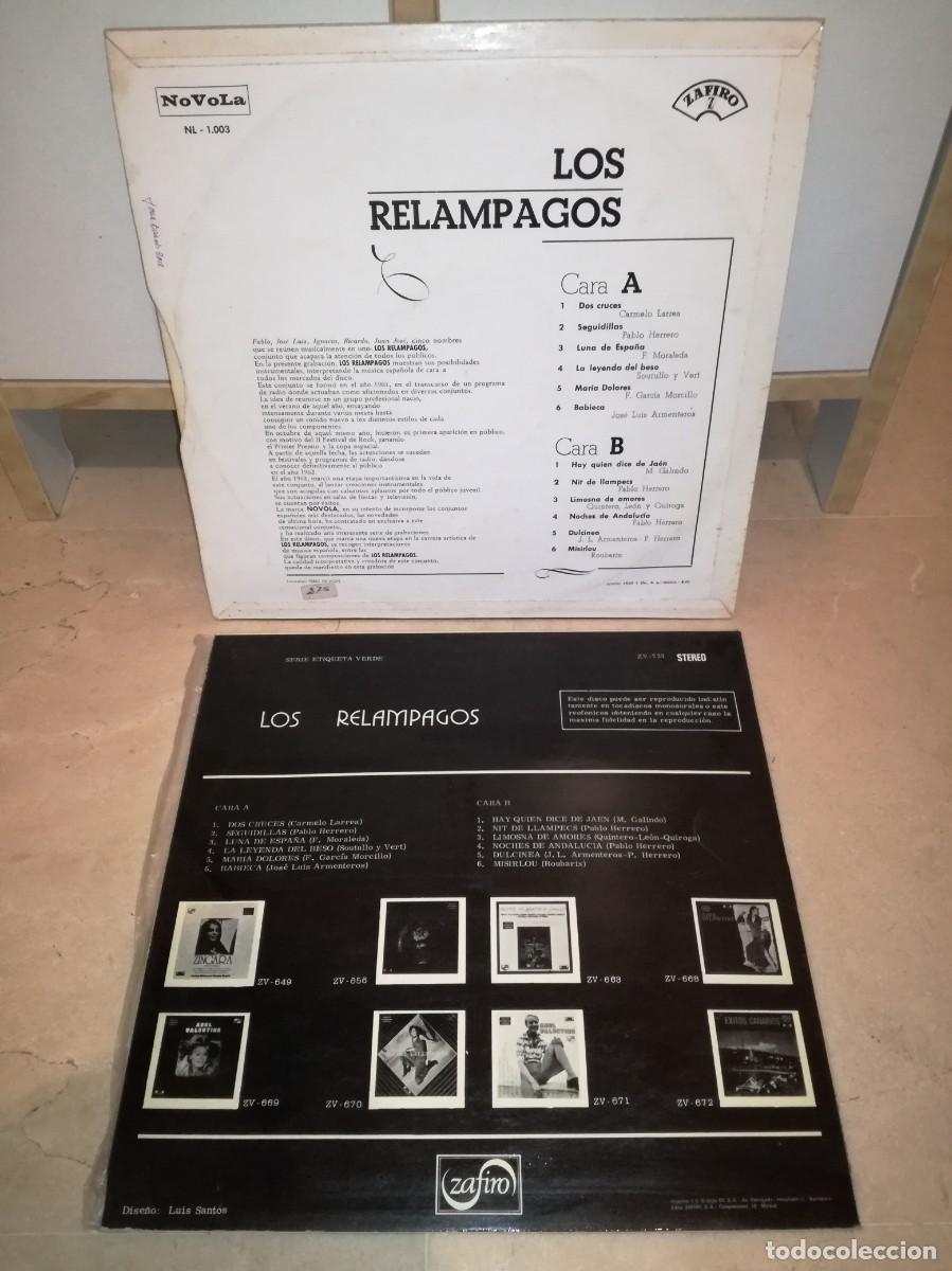 Discos de vinilo: LOTE DE 2 LPs ORIGINALES DE LOS RELAMPAGOS - Foto 2