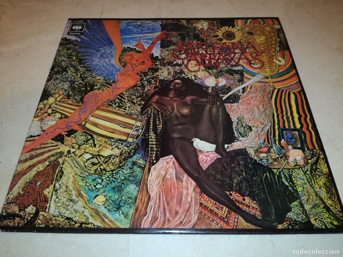 Discos de vinilo: SANTANA-ABRAXAS-GATEFOLD-EDICI&Oacute;N ESPA&Ntilde;OLA-CON POSTER GIGANTE-EN EXCELENTE ESTADO