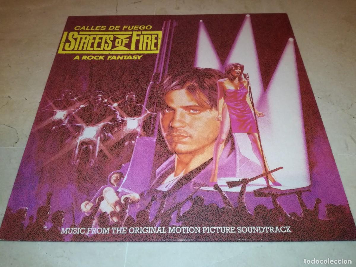 Discos de vinilo: BSO DE LA PELICULA STRETS OF FIRE ( CALLES DE FUEGO )-EDICI&Oacute;N ESPA&Ntilde;OLA