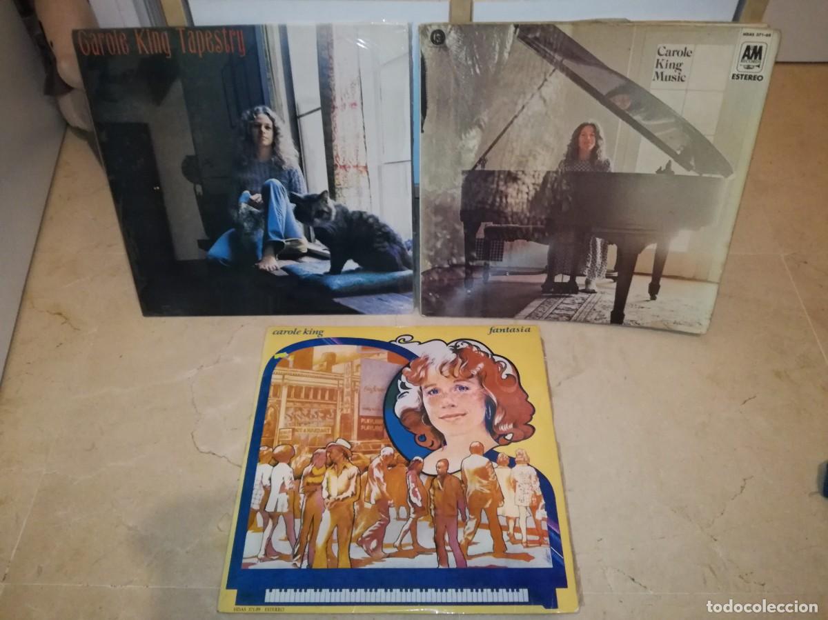 Discos de vinilo: LOTE DE 3 LPs DE CAROLE KING-EDICIONES ESPA&Ntilde;OLAS - Foto 1