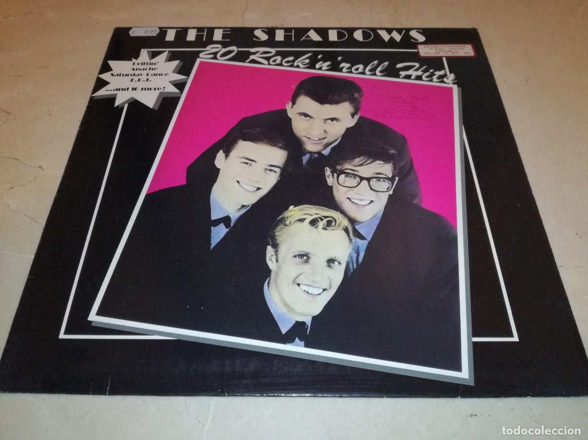 Discos de vinilo: THE SHADOWS-20 ROCK &acute;N&acute; ROLL HITS-VINILO EN EXCELENTE ESTADO