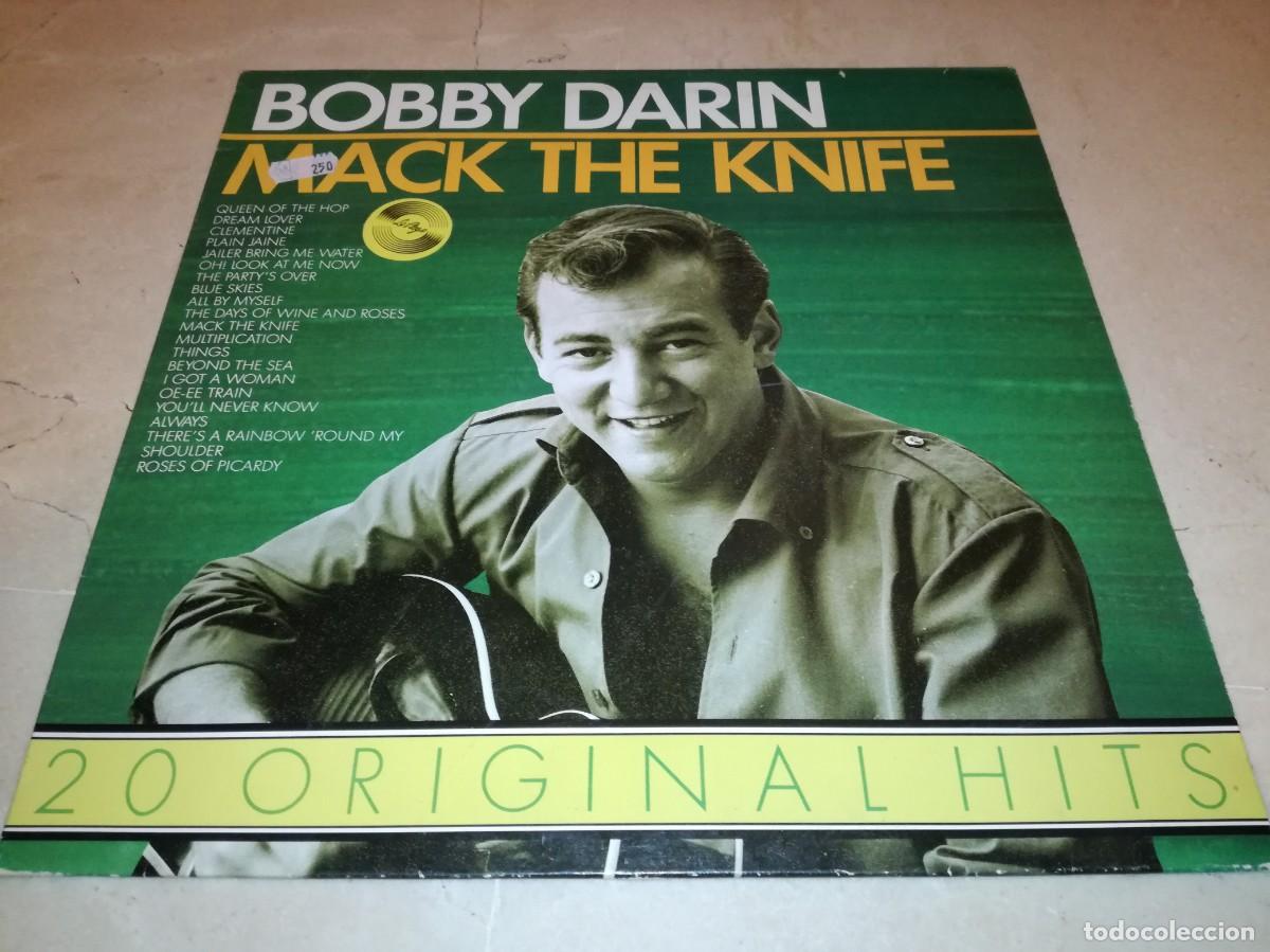 Discos de vinilo: BOBBY DARIN-MACK THE KNIFE-20 ORIGINAL HITS