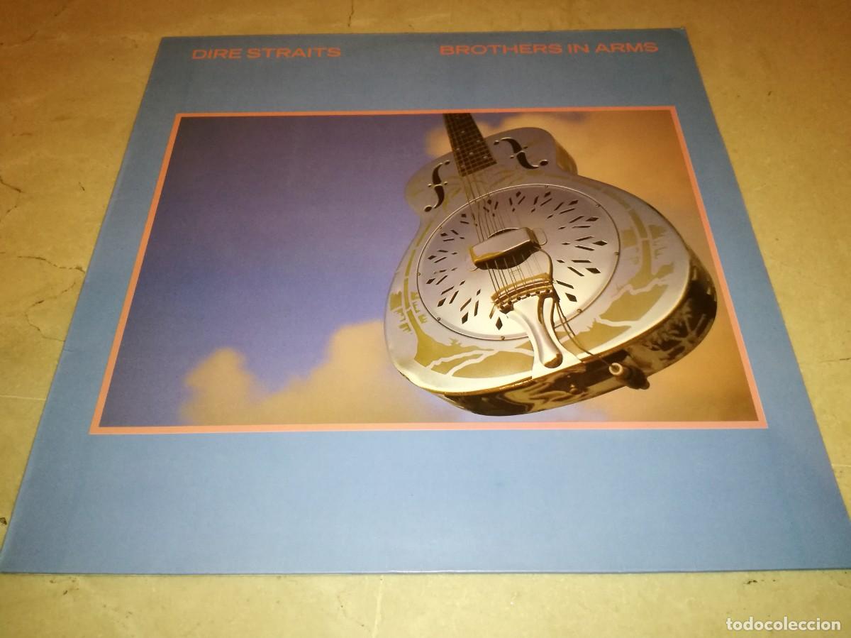 Discos de vinilo: DIRE STRAITS-BROTHERS IN ARMS-CONTIENE ENCARTE-ORIGINAL ESPA&Ntilde;OL 1985