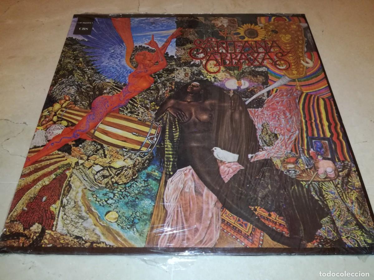 Discos de vinilo: SANTANA-ABRAXAS-EDICI&Oacute;N ESPA&Ntilde;OLA-A&Uacute;N CON PARTE DEL PRECINTO ORIGINAL-EN EXCELENTE ESTADO