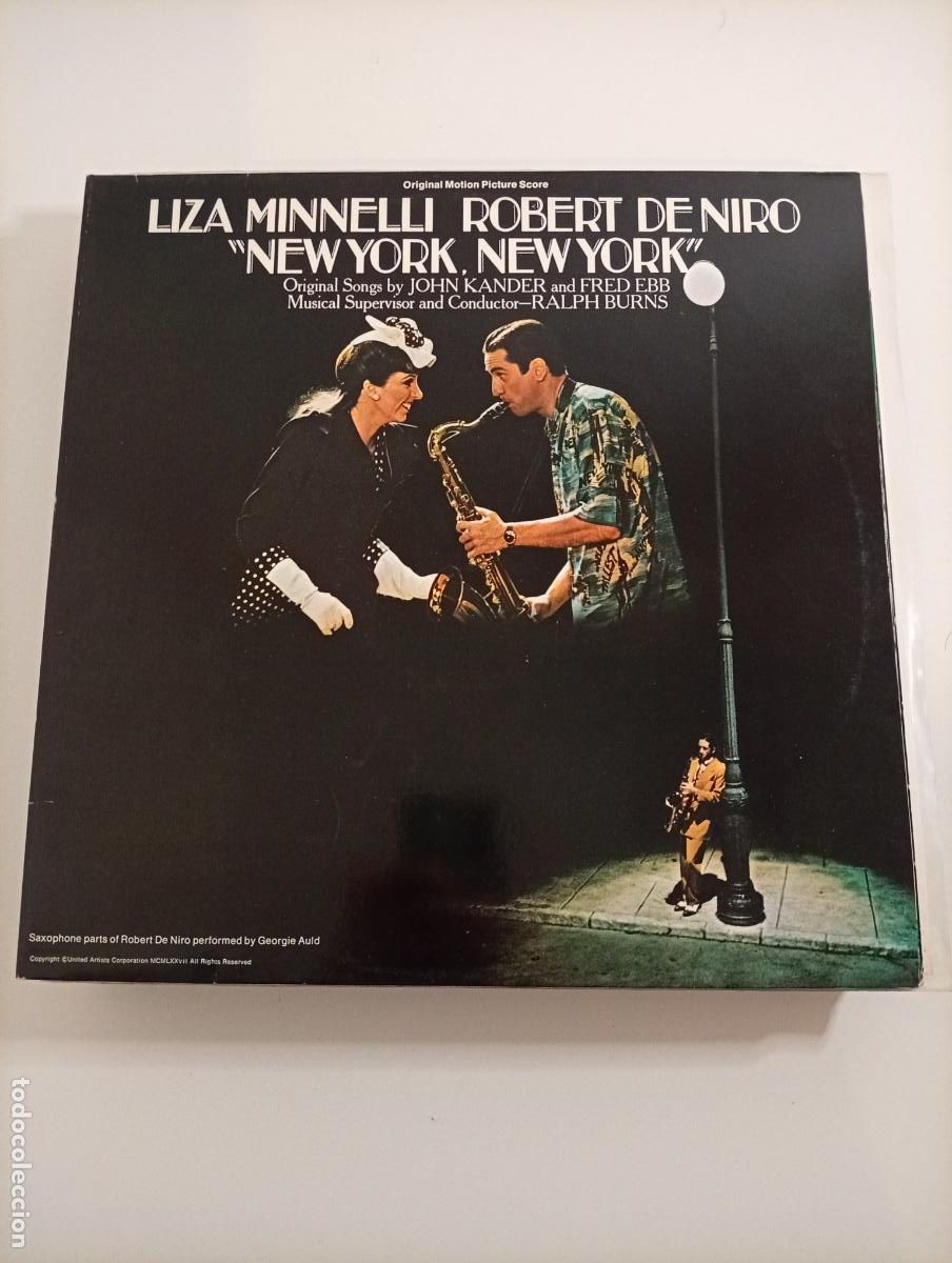 Discos de vinilo: New York, New York - BSO 2xLP Liza Minelli Robert de Niro