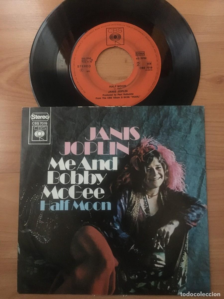 Discos de vinilo: JANIS JOPLIN `Me and Bobby McGee` - Foto 1