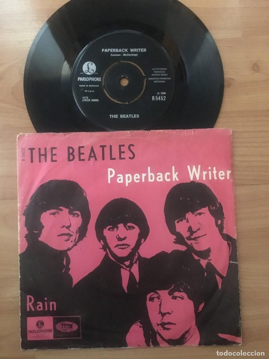 Discos de vinilo: THE BEATLES &rdquo; Paperback Writer&rdquo; 1966