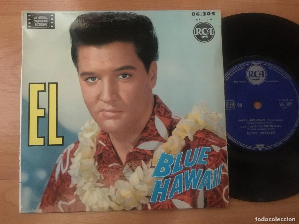 Discos de vinilo: ELVIS PRESLEY &rdquo;Blue Hawaii&rdquo; + 3. Francia