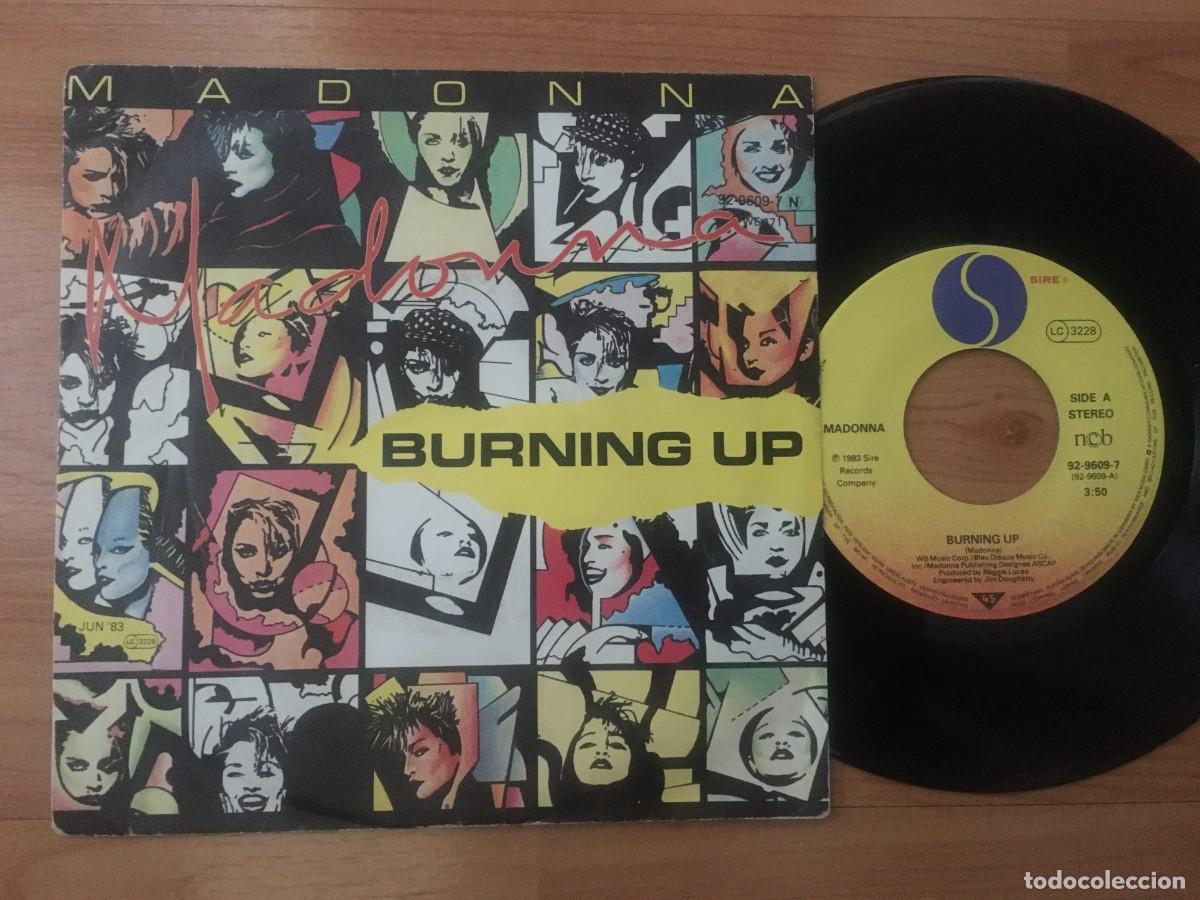 Discos de vinilo: MADONNA &rdquo;Burning Up&rdquo; 1983 - Foto 1