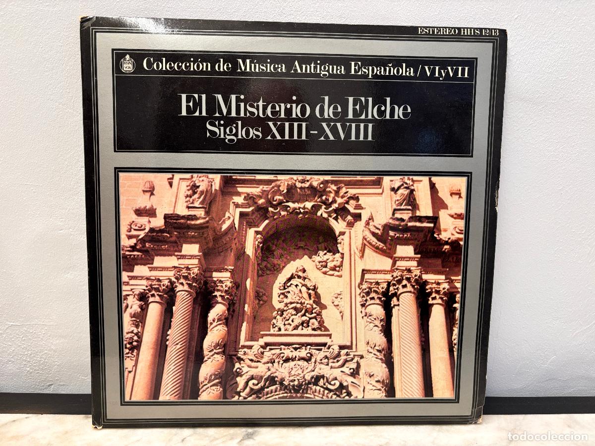 Discos de vinilo: El Misterio de Elche, siglos XIII-XVIII. Colecci&oacute;n de m&uacute;sica antigua espa&ntilde;ola VI-VII