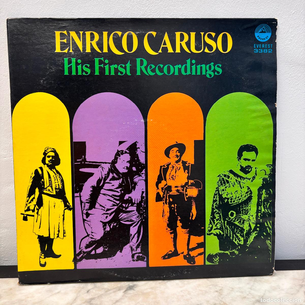 Discos de vinilo: Enrico Caruso. His First Recordings.
