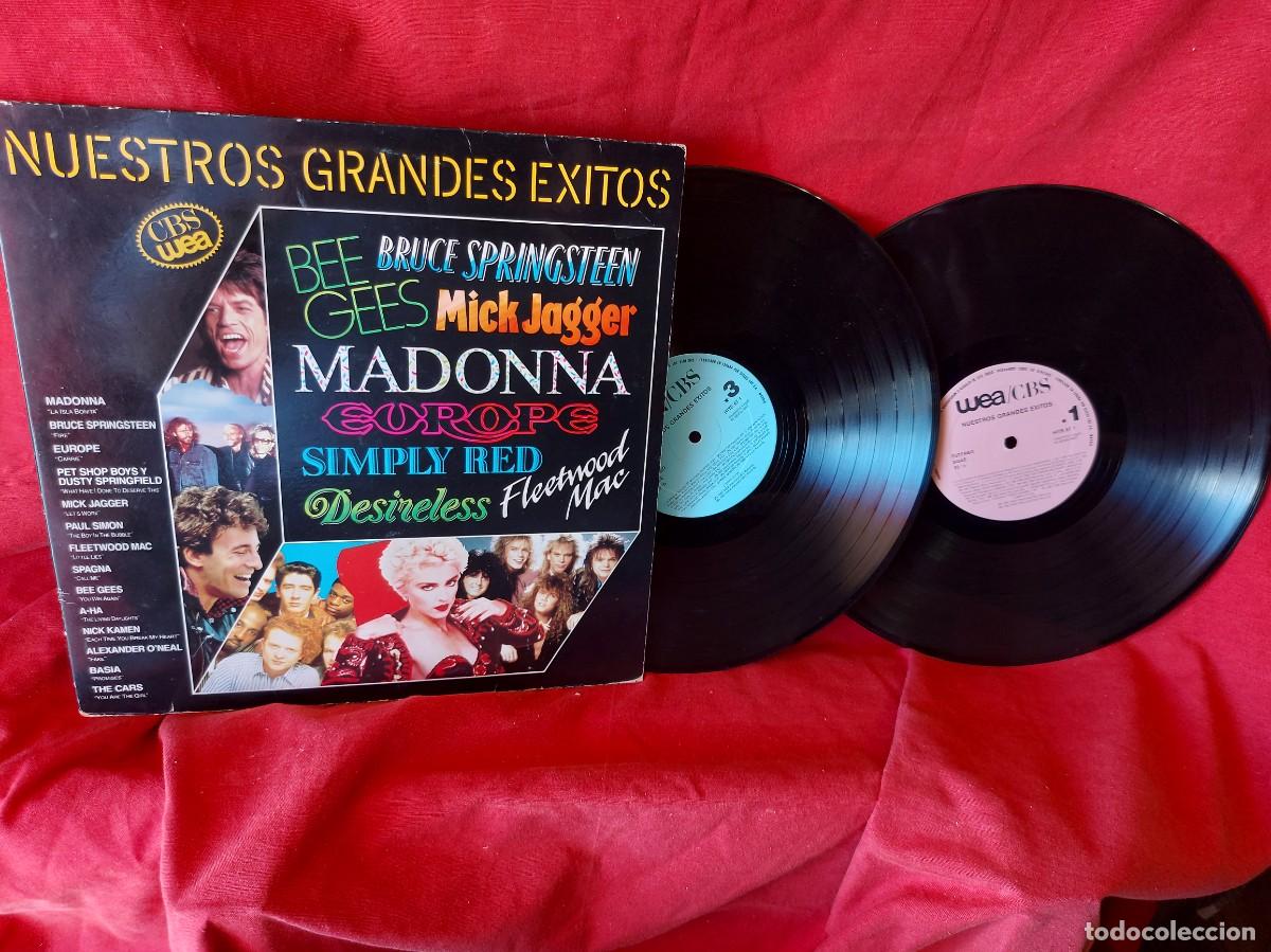 Discos de vinilo: NUESTROS GRANDES EXITOS CBS WEA 1987 2 LPS ( PEDIDOS MINIMOS 10 &euro; ) CAJA N.&ordm; 2 - LP